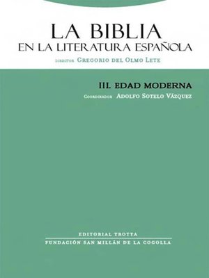 cover image of La Biblia en la literatura española III